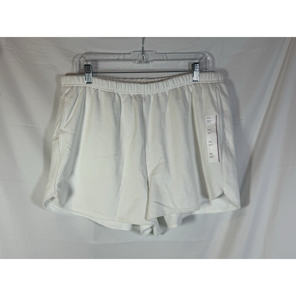 Wild Fable Women’s Size XXL High Rise Shorts Color Bright White With Pockets